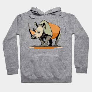Rhino, animal, motif, zoo, rhino, world, animals, animal love Hoodie